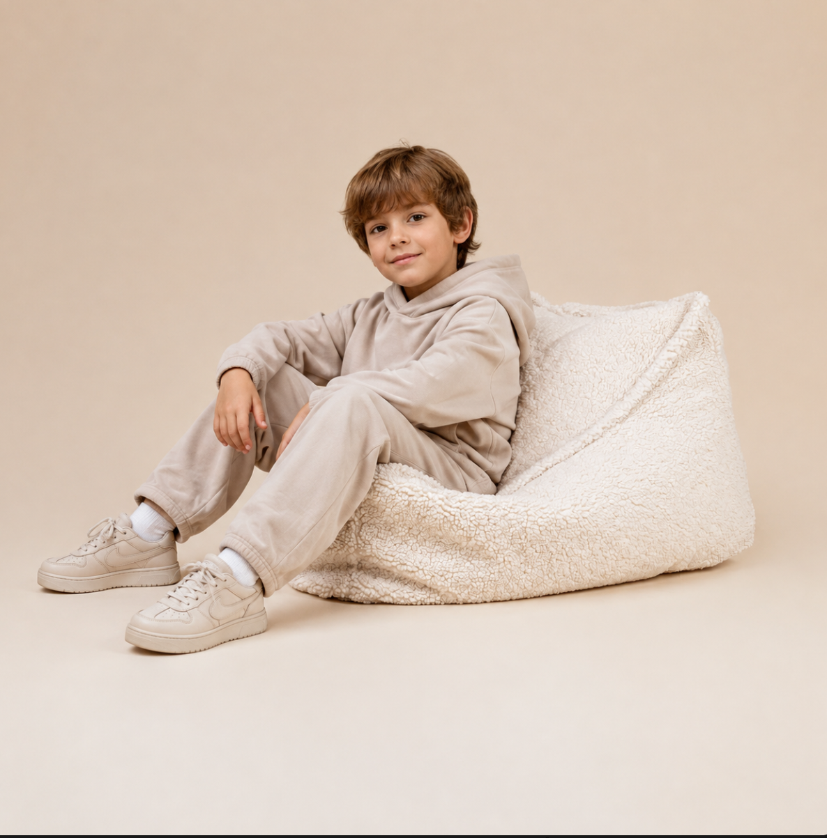 MeowBaby® Bearly Sako Bag Cream